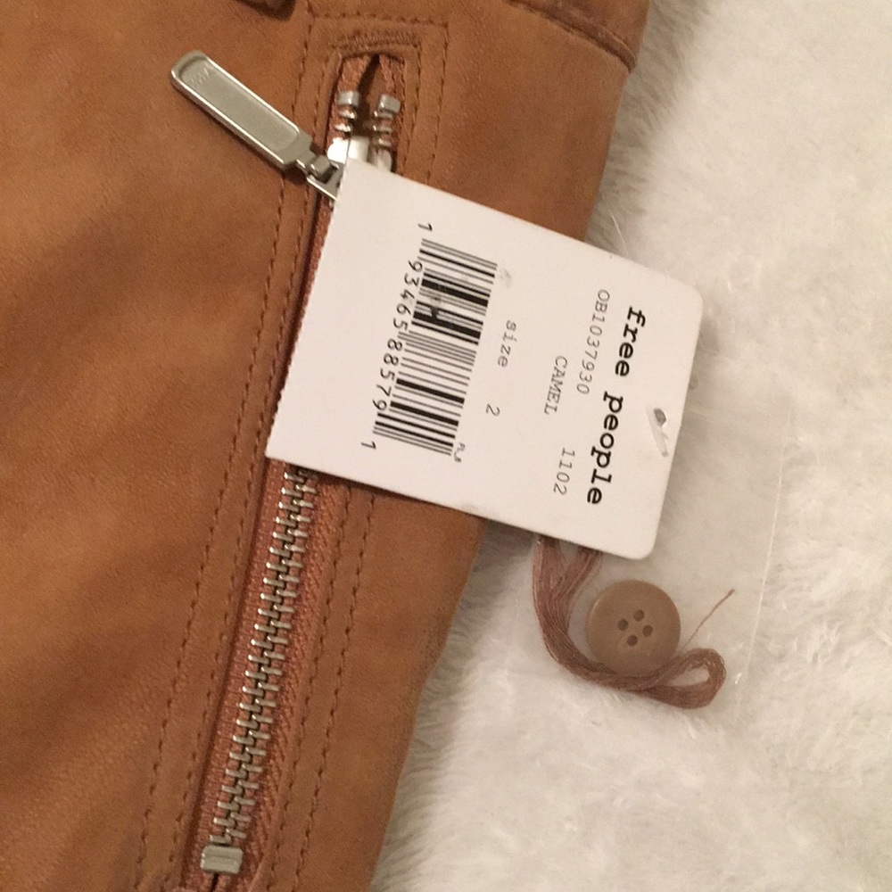 Free people Carson Utility Faux Leather Wrap Skirt - Picture 5 of 7